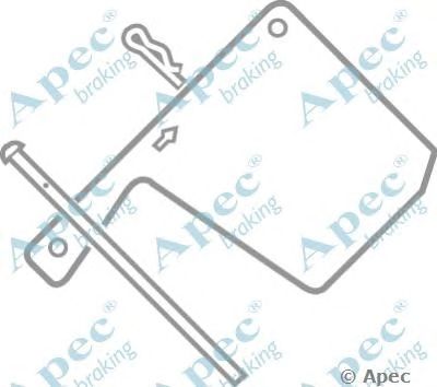 APEC BRAKING kit246 -  Комплектующие, тормозные колодки